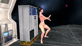 Hindi sex story - cartoon sex video of a cute desi girl masturbating using banana