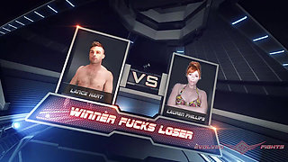 Lauren Philips Vs Lance Hart Mixed Wrestling