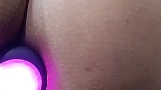 Flashing Butt Plug in My Ass