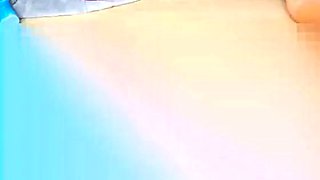 Hot Babe fucks a big dildo in her ass