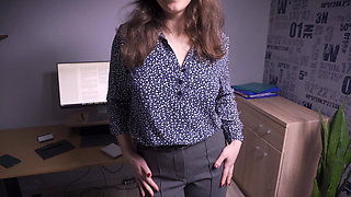 Office Tease Turned Into Split Pants Disaster