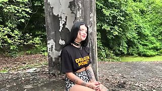 SkinLovers - Alt Girl Date Turns Into Hard Fuck & Deep Blowjob in Abandoned Place