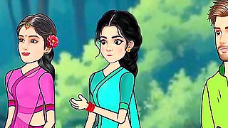 Two Friends In The Village. Desi Sex Video Hindi Sex Story Video With Car Toon