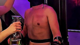 Lady Medea Hard Pee Lesson for Caged Toilet Slave on the Bondage Chair