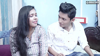 A young 18+ naughty virgin boy asks his big boobs teacher to teach sex chapter and fuck like a porn star