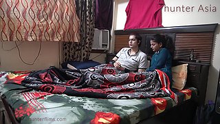 Indian Sex Video Couple Blowjob & Fucking After Smoke - Condom Sex - Cum In Condom