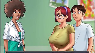 Miss Ross All Sex Scenes In Summertime Saga Porn Game Completed Sex Scenes Compilation With Car Toon