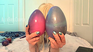 Giant Egg Insertions, Multiple Eggs and Spheres Go in My Ass