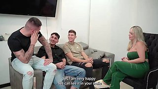 Hot Foursome with Slutty Girlfriend Tatiana Alvarez and My Friends Raul Bud and El Papi