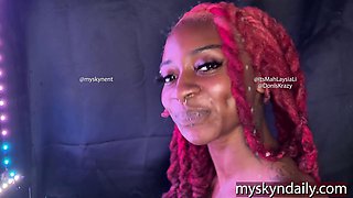 Throat Goat Takes a Big Black Dick