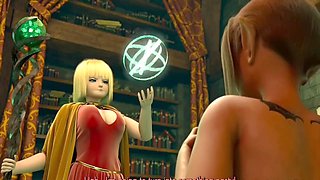 3D animated bang-out game with big ass and big tits featuring Xworld666