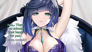 Yelan reveals your secrets and your load in this hentai JOI experience