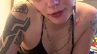 Your Goth GF Indulges Your Balloon Fetish One More Time