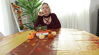 Stepsister enjoying my dick after we had a good step-family dinner