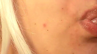 Giantess Stepsister Chews Gum, Then Blows Bubbles at Her Tiny Stepsister and Wraps Her Used Gum Around Him