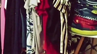 Mexican Chubby BBW Cleaning the Room