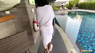 Johntronx - Picture-perfect Thai Amateur Babe Gets Banged in the Pool