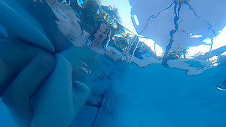Julia North Meets Her Friend Alice in the Swimming Pool