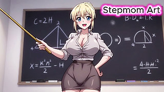 JOI Stepmom Naughty Teacher Play - Come with me 100% You'll cum - Dirty Talk