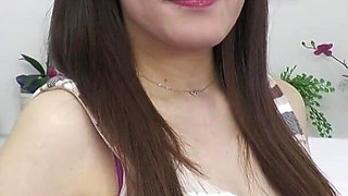 Yuka Hirose Receives an Oil Massage on Her Nipples While Touching Her Dripping Wet Pussy