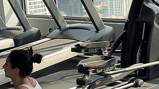 Yoga in Tight Shorts and Top 4K