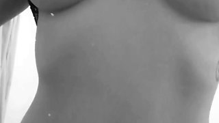 Real party amateur teen sucking cock POV in public