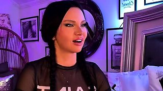 Chubby Brunette Big Boobs Dildo Masturbation