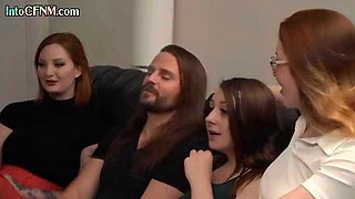 Cockhungry sluts wanking and sucking