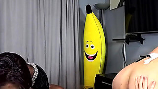 Interracial French Maids Offered Their Customer a Full House Package to Satisfy All His Needs.