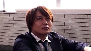 Haring A Room With Big Breasted Employee Wearing Glasses. I