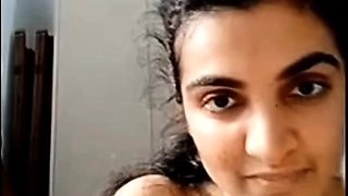Indian housewife stripping nude on webcam mms