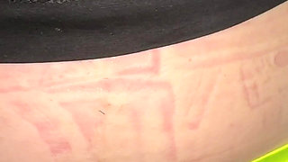 Compilation Dirty Used Panties & Public Pissing - Showing Soaked Panty Liner Close up