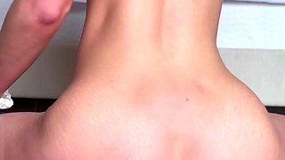 Petite small tit babe with perfect pussy masturbates