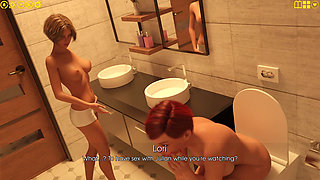 My Pleasure 46 - Julian Gives Shoulder Massage to Cassandra and Nude Shower of Barbara and Lori