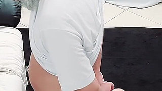 The Maid Was Punished with Slaps and Deep Oral Sex