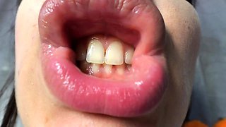 AmayaMori - Latina Stepmother Does Mouth Fetish And Plays
