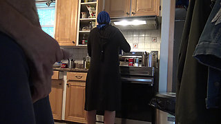 My Best Freinds Wife Almost Caught Me Masturbating !!!