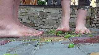 You will eat any food and dirt from our feets and maybe we will let  you cum bitch !