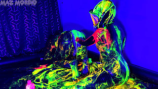 Uv Wet and Messy Gimpy Double Fisting 4K with Patricia