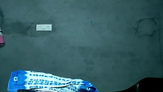 Early morning my wife put cucumber in her pussy and ass