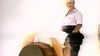 Fetish BDSM bitch spanked well