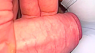 Rubbing My Big Cock on Wifes Cameltoe Bent Over Doggystyle Position in Blue Yoga Shorts