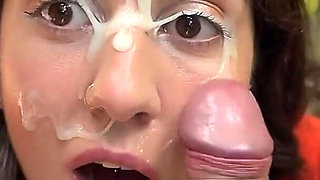 Public Blowjob in the Bushes with Stranger and Crazy Cumwalk Covered in Cum
