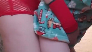 My Stepmom Gave Me a Hot Pussy Fuck for New Year's (a Surprise From My Stepmom with a Strap-on)