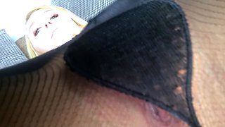 close up & wet for you in pantyhose
