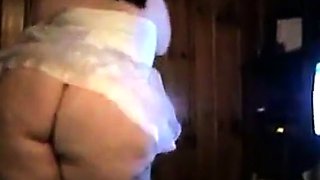 BBW Strips on Webcam from Amateur Video
