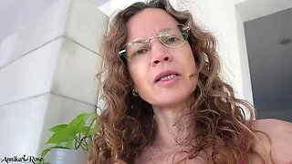 Big Tits Teacher Annika Bond Dirty Talk in German HD Solo