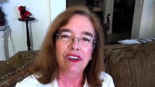 Granny Shaves Bush And Toys Pussy