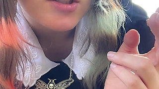 Alt MILF Nextdoor Smokes a Cig Outback!