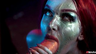 Amber Jayne's Sultry Blonde Encounter Ignites Wild Deep Passion